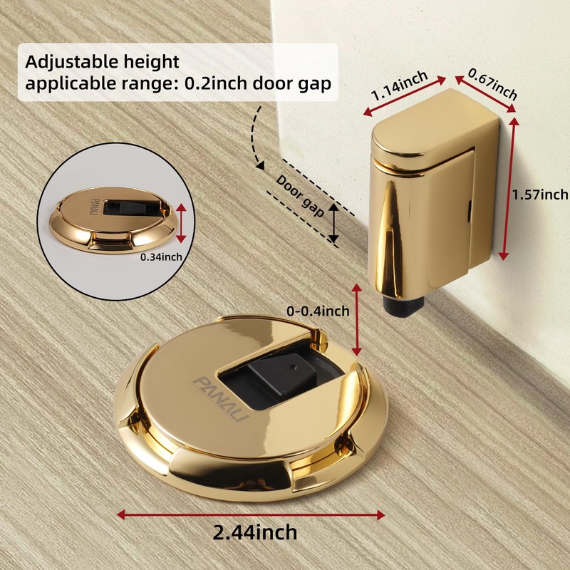 PANALI Magnetic Door Stopper, Windproof Door Stop, 1 Pack