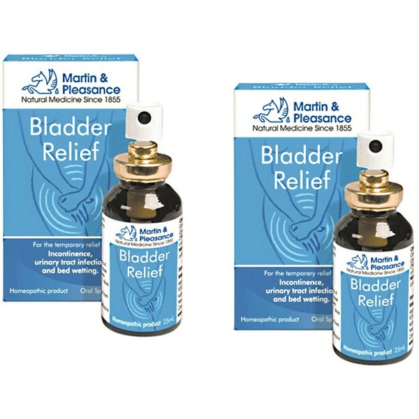 2 x 25ml MARTIN & PLEASANCE Homeopathic Bladder Relief Spray