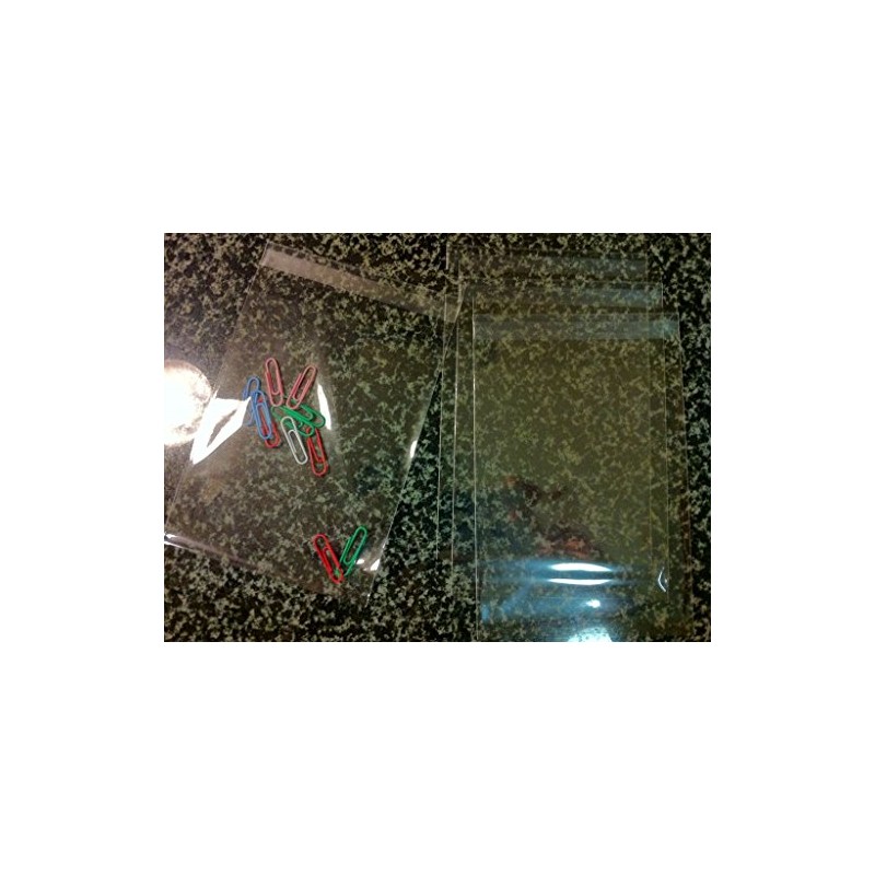 UNIQUEPACKING 100 Pcs 3 5/8 X 5 1/8 Clear A1
