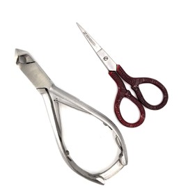 Pedicure Manicure Set Nail Clippers Cleaner Cuticle Grooming Kit Case STAINLESS STEEL NAIL CUTICLE SPOON PUSHER REMOVER CUTTER NIPPER CLIPPER SET Stainless Steel Spoon Pusher Remover Cutter Nipper Cli