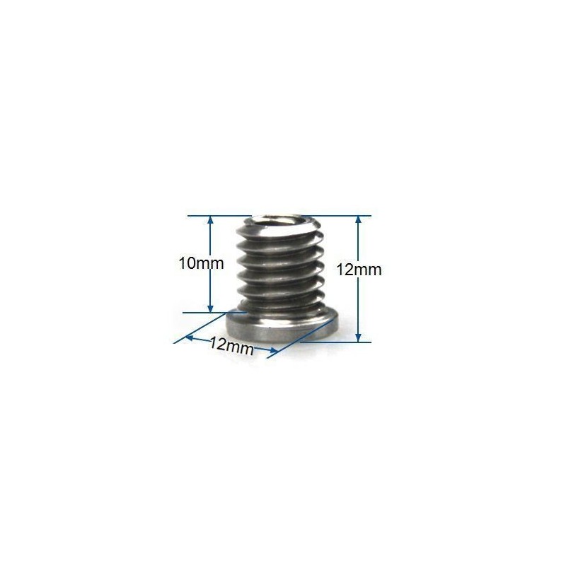 'Camvate Convert 3/8 "Nut to 1/4-20 Thread Nut Screw Adapter