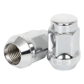 cciyu Replacement M14x1.5 Wheel Lug Nuts 20pcs Chrome Lug Nuts 1.38"(35mm) Tall for 2020-2023 for Jeep Gladiator 2018-2023 for Jeep Wrangler