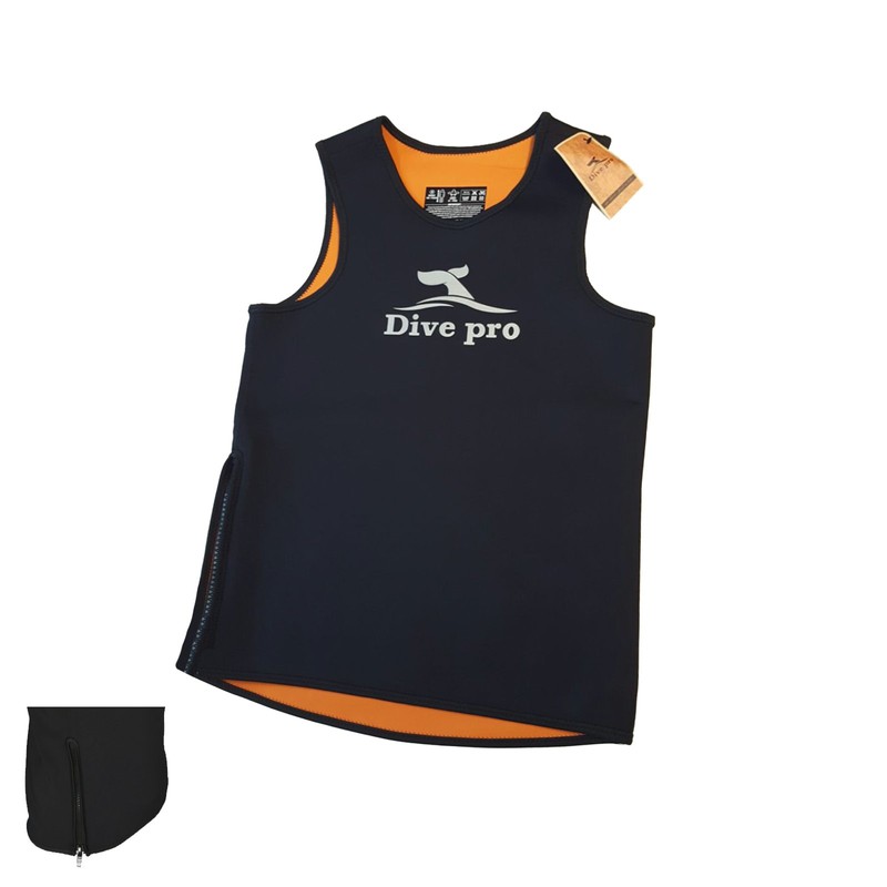 DivePro Vest Men - 3 mm Sleeveless Men's Neoprene Vest,