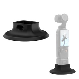 FiTSTILL Upgraded Version Silicone Non-Slip Desktop Mount for DJI Osmo Pocket 3,Lightweight and Compact,with Portable Charging Opening,Support Base Pocket3 Bottom Washable Anti Slip Surface Accessory