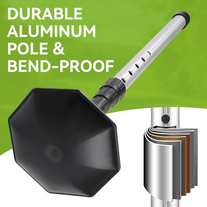 MIKOSI Golf Travel Bag Support Pole - Adjustable Aluminum Stiff