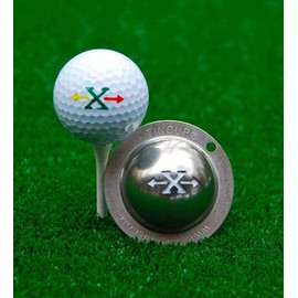 Tin Cup Alpha Players Cup X Golf Ball Stencil