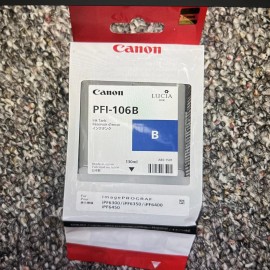Canon PFI-106B Blue Ink  Genuine New. Exp 2/22