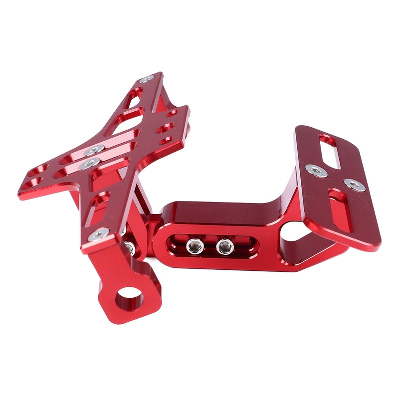 Adjustable License Plate Frame with Light Aluminum Alloy Mudguard Eliminator