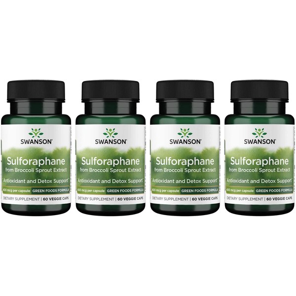 Swanson Sulforaphane - Broccoli Sprout Extract Supporting Cellular, GI Tract,