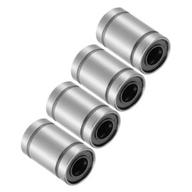 Kozelo 4pcs LM6UU Linear Ball Bearings, [6mm x 12mm x 19mm] Steel Linear Motion Bearing for CNC Machines Packaging Equipment 3D Printers Use