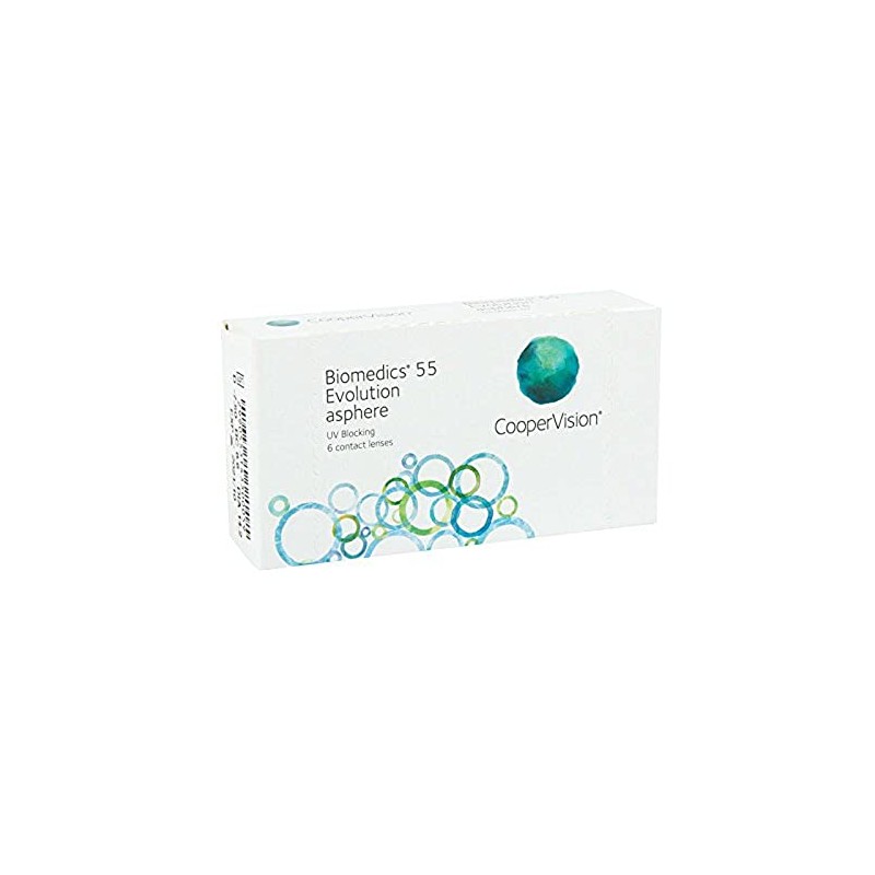 CooperVision Biomedics 55 Evolution Monatslinsen weich, 6 Stück / BC