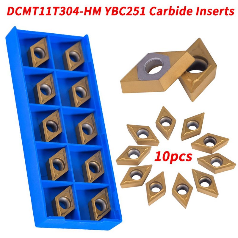 10pcs CNC Carbide Insert Cutters, CNC Milling Inserts Indexable Lathe