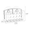 iDesign BPA-Free Plastic Sponge Holder for Kitchen Sink with Suction