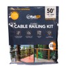 RailFX RFX-10250 Cable Railing Kit, 50 ft of 1/8" Cable
