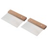 Winware by Winco - Set of 2 Stainless Steel Dough