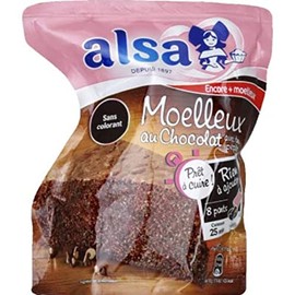 Alsa Alsa Vorbereitung für weichen Kuchen, Schokolade, 500 g, 500 g