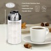 Aelga 12 OZ Glass Sugar Dispenser with Pour Spout, Weighted