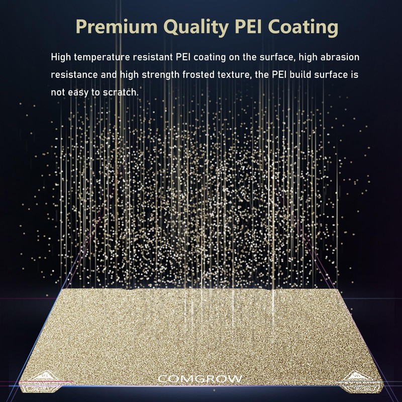 Ender 3 V3 KE PEI Spring Steel 235x235mm, Texture PEI