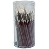 Sax Optimum White Synthetic Taklon Paint Brushes, Assorted Sizes, Set