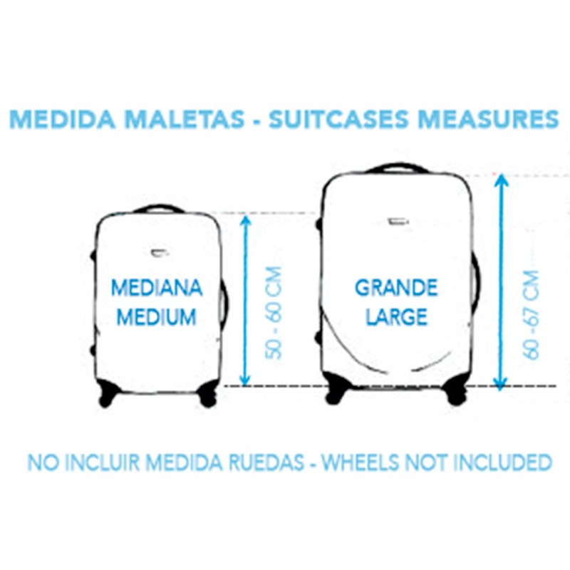 Schutzhülle für Koffer/Groß für Koffer von 60-67 cm
