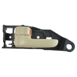 TRQ Left Interior Door Handle Ivory Drivers Side Compatible with 1999-2003 Toyota Solara