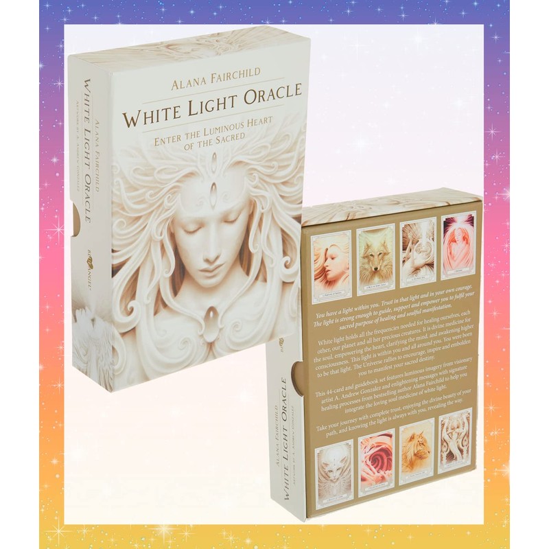 Oracle Cards, 44 Cards, White Light Oracle, Tarot Cards, Japanese