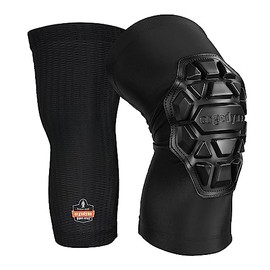 Ergodyne ProFlex 550 - Rodilleras acolchadas - Gorra de espuma de 3 capas, talla LXL (par)                                                            