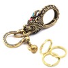 [XP Design] Brass Brass Crown Dragon Key Chain Key Ring