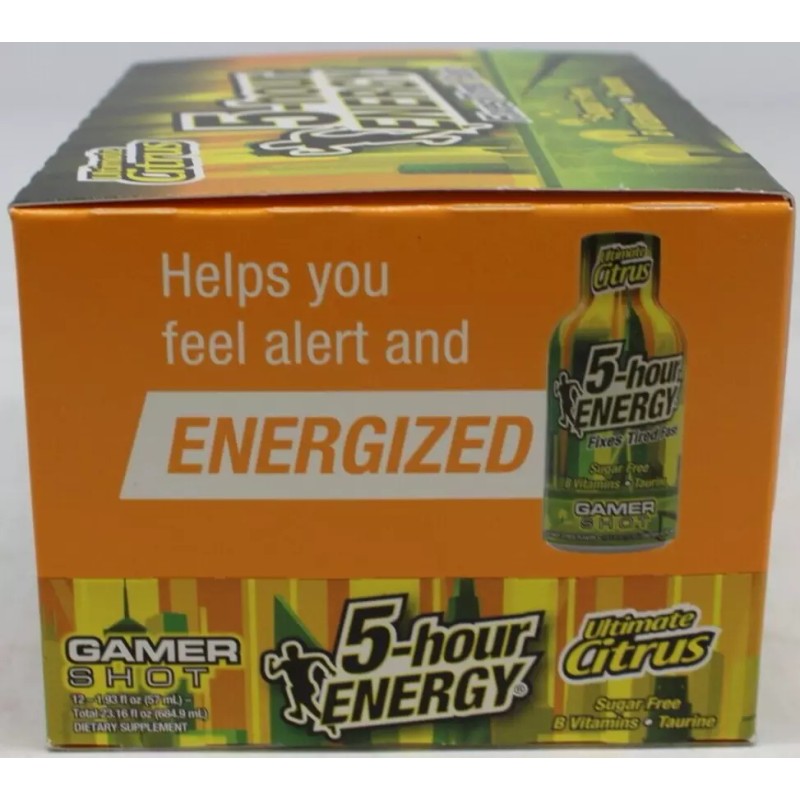 5-hour ENERGY 5 Hour Energy Ultimate Citrus Flavor Gamer Shots