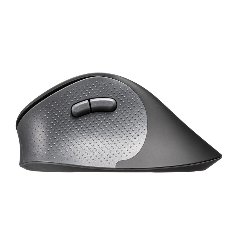 Sanwa Supply MA-EWBS528LBK Quiet Wireless Ergonomic Mouse (2.4 GHz Wireless,