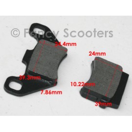 FANCY SCOOTERS Coolster 125cc 3125XR8 & XR8-U2, ATV Rear Disc Brake Pads