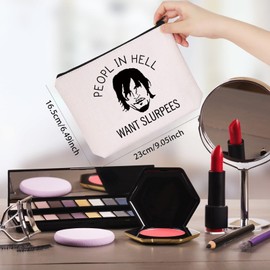 Zombie TV Show Gift People in Hell Want Slurpees Makeup Bag Horror Fans Gift Zipper Pouch (People in Hell ca)