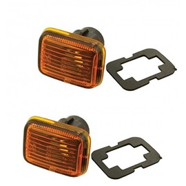 BRITPART Side Marker REPEATERS Pair Compatible with Land Rover Discovery 1 1994-1998 Model Part # PRC9916 X2