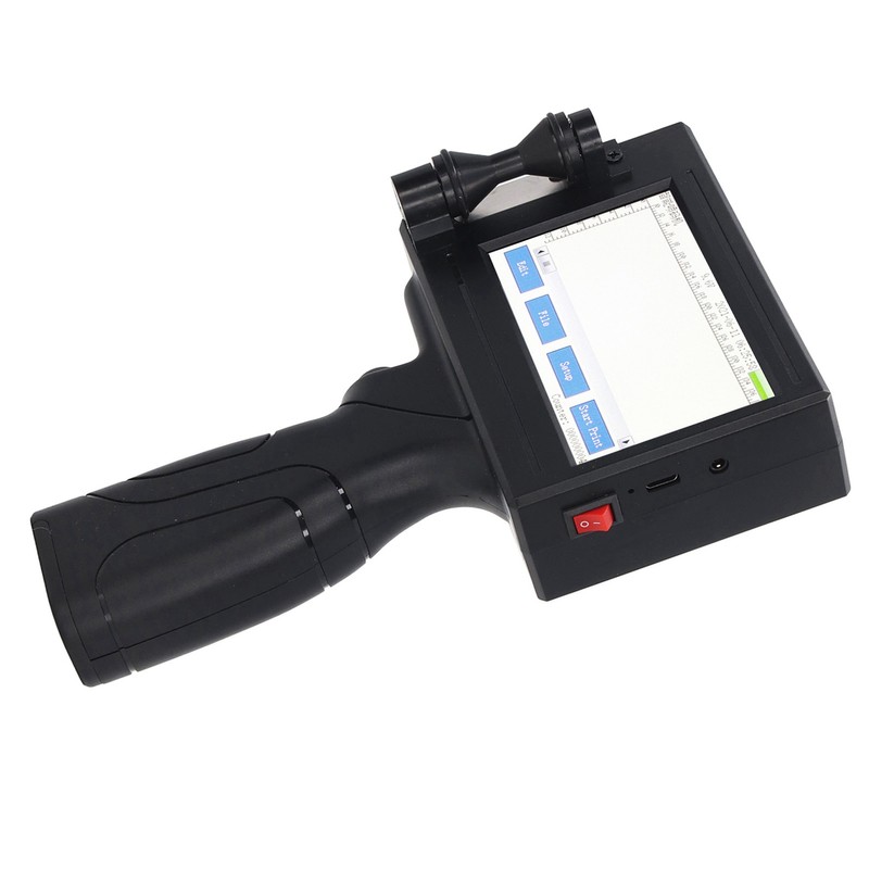 Handheld Inkjet Printer Gun Portable Intelligent with LED Touch Screen