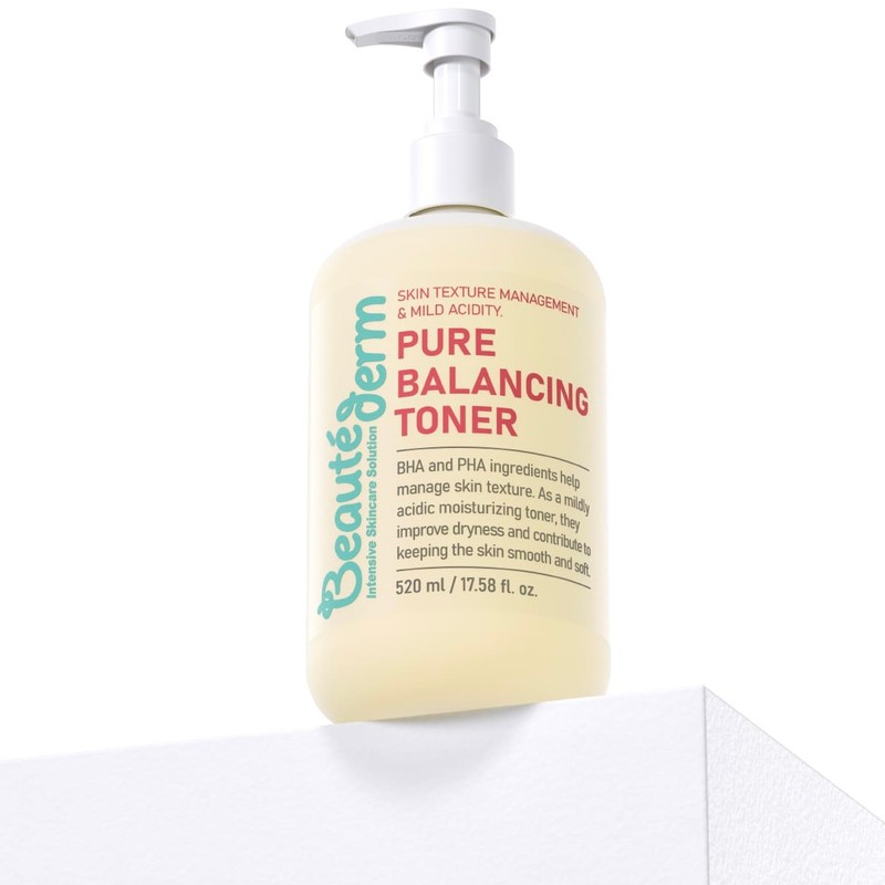 Bottederm Pure Balancing Toner 520ml + Foam Container / 보떼덤