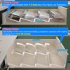 Antimbee Spice Drawer Organizer, 4 Tier- 8 Pack Kitchen Spice