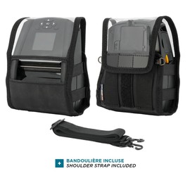 Mobilis Universal Soft Case for Mobile Printers with Shoulder Strap - Size M - Maximum Device Dimensions 11.5 x 19 x 9 cm
