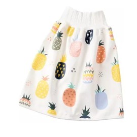 Catwald- Calzon Entrenador Falda de pañal para niño y niña Impermeable, es un Pantalon de Entrenamiento en algodón Ideal para el baño, para Bebes Desde el Nacimiento(Corazones, M)