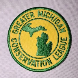 Unbranded Vintage Michigan Conservation League Sportsman's Club Patch Hunting Fishing