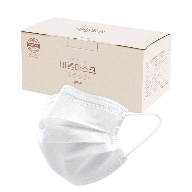 150 evenly applied dental masks large, 150 white masks /