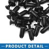 A ABSOPRO Car Push in Rivet Fastener Bumper Clips Plastic
