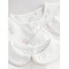 NEXT 100% Cotton Pyjamas Pack of 3, White