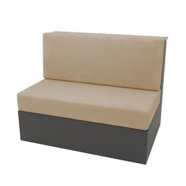 GOWT RV Dinette Booth Cushion Covers Camper Seat Cushion Slipcovers Velvet Stretch Set of 1/2, RV Booth Seat Covers Loveseat Couch Cover Anti-Slip RV Camper Car Bench Coverseat-Yellow||Set of 1