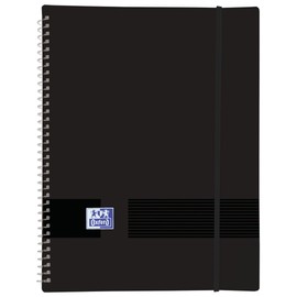 Oxford Live & Go, A4 Plastic Sleeve Folder, 30 Transparent Sleeves, Black