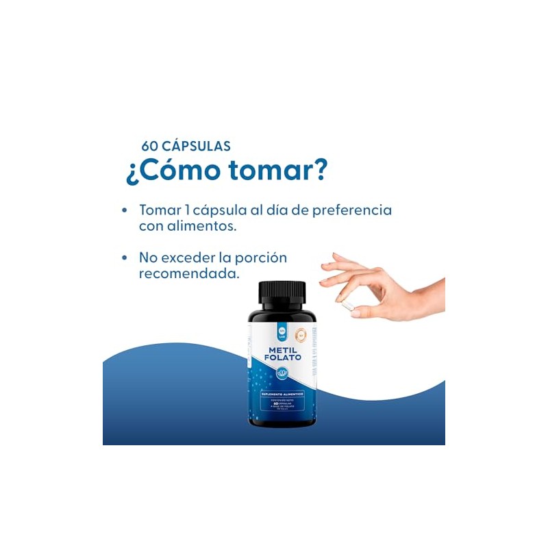 Molecular Wellness Lab Metil Folato Quatrefolic Patentado