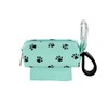 Doggie Walk Bags DB1-SEASQP Square Duffel Paw Print Bag, Seafoam