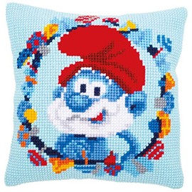 VERVACO (3PL) NEEDLEPOINT KIT SMURF PAPA