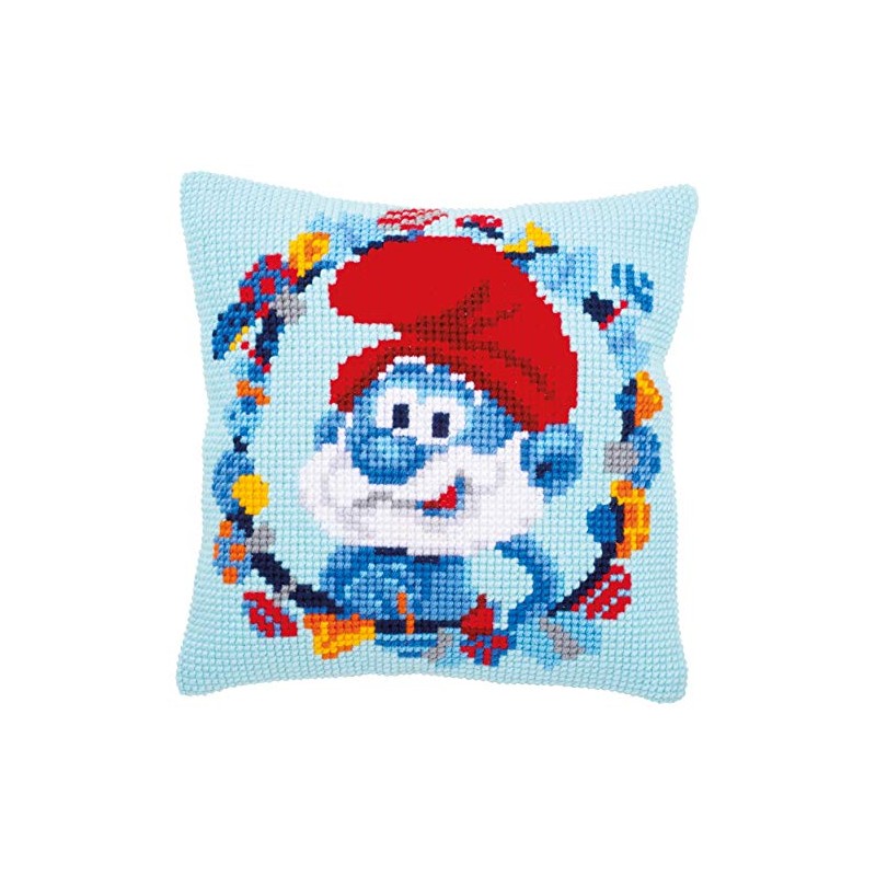 VERVACO (3PL) NEEDLEPOINT KIT SMURF PAPA