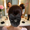 Bowknot Hair Bun Clips, Bowknot Hair Net Clips, Bowknots Hair