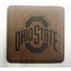 GFSF Ohio State Set of Six 6 Engraved Leather 4"x4"